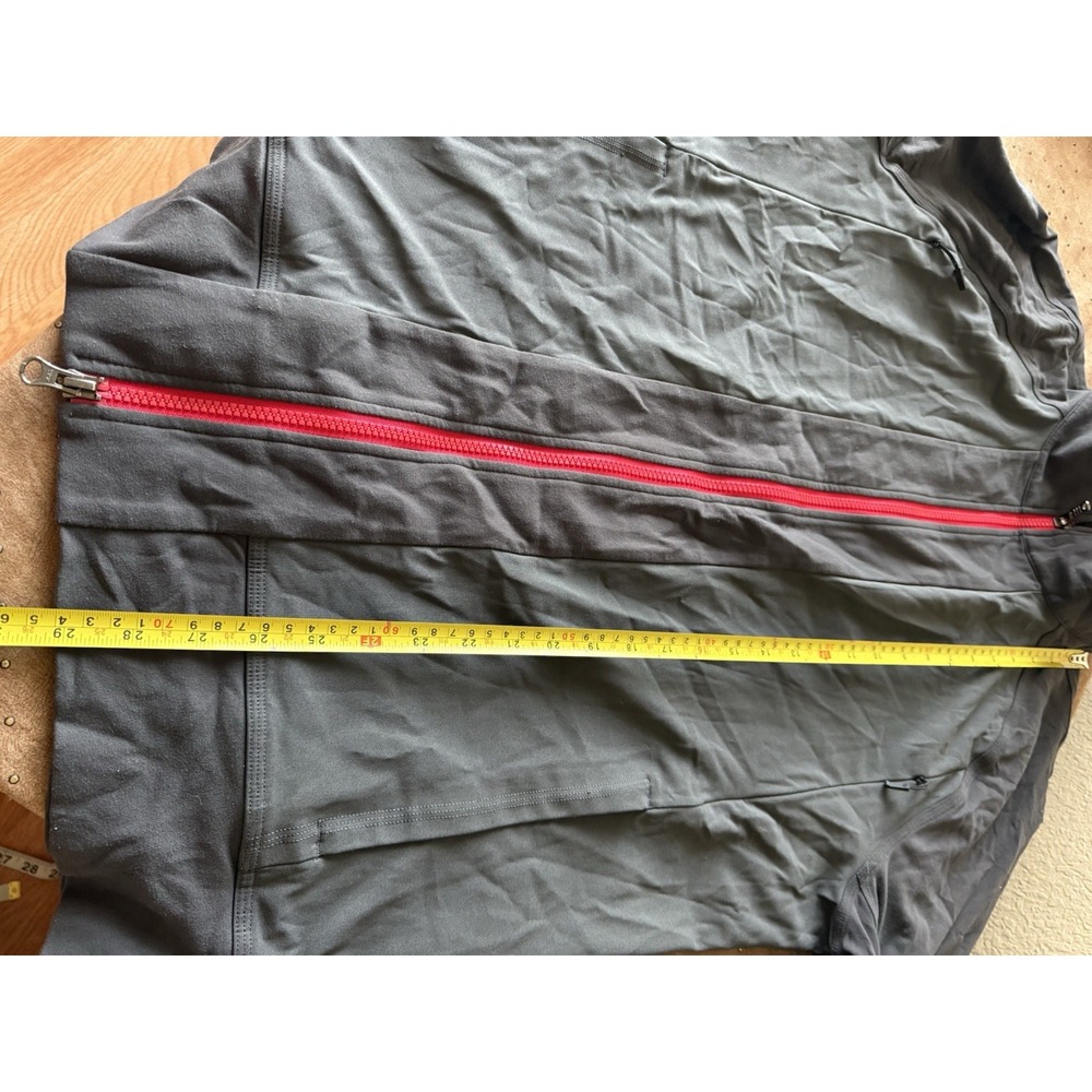 Lululemon Jacket Size XL Gray Full Zip Stretch - Picture 9 of 10